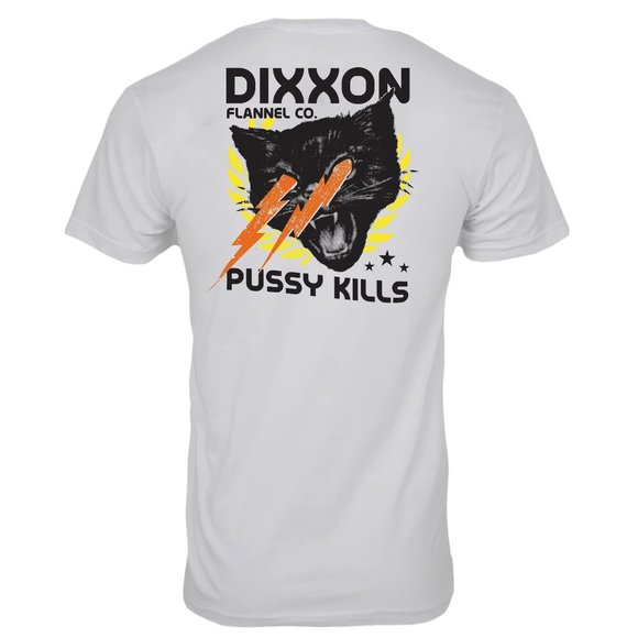 DIXXON Other - NWT Dixxon Flannel Co P*ssy Kills Cat T-Shirt Mens Small